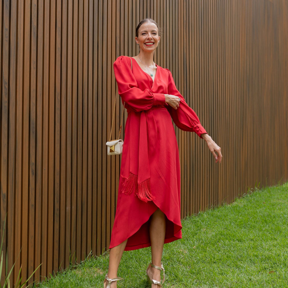 Vestido Lys Vermelho